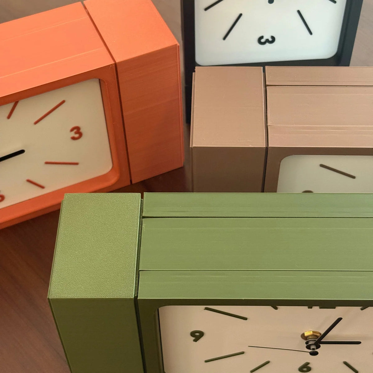 Dual sided wall clock