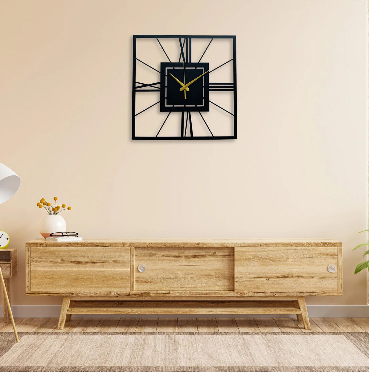 Modern Metal Wall Clock