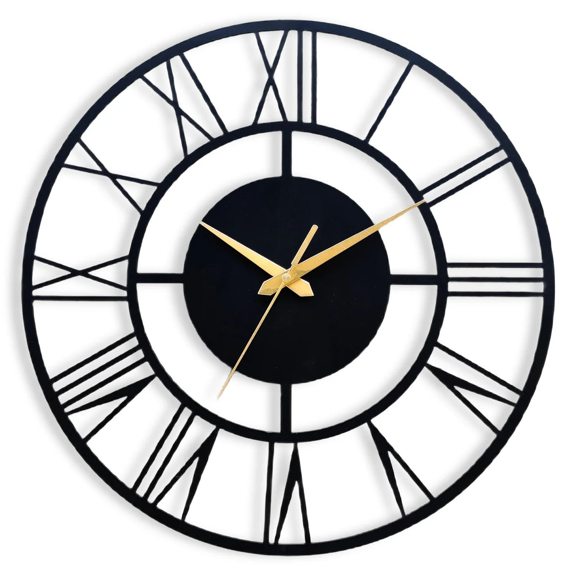 DESIGNER ROMAN METAL WALL CLOCK