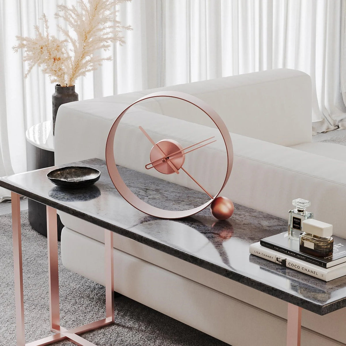 Metal Table Clock