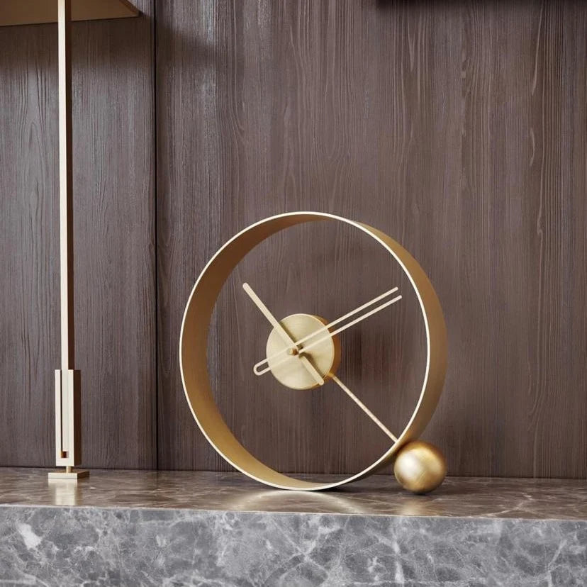 Metal Table Clock