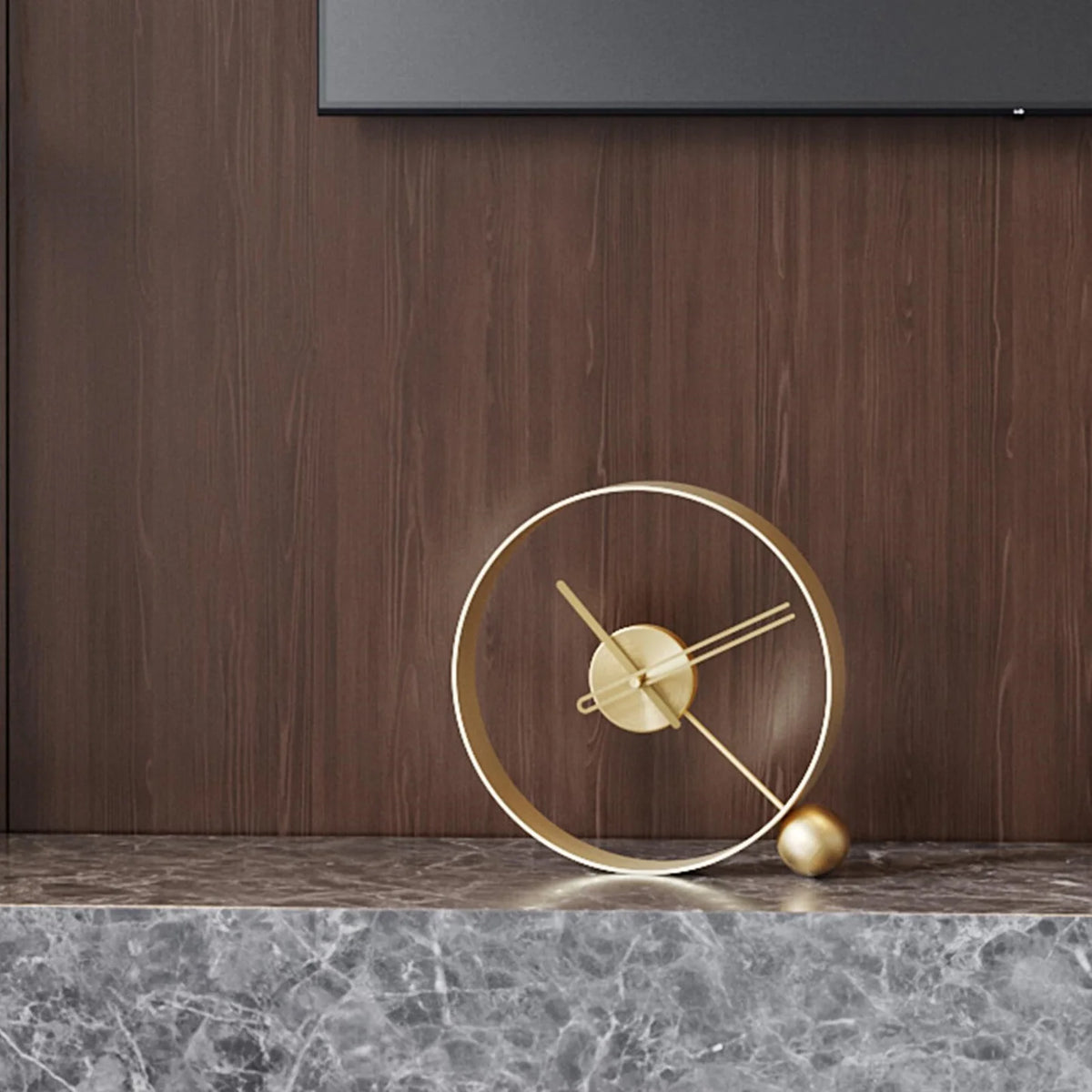 Metal Table Clock