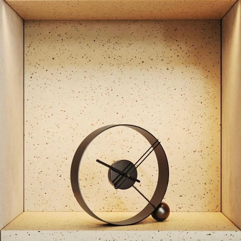 Metal Table Clock