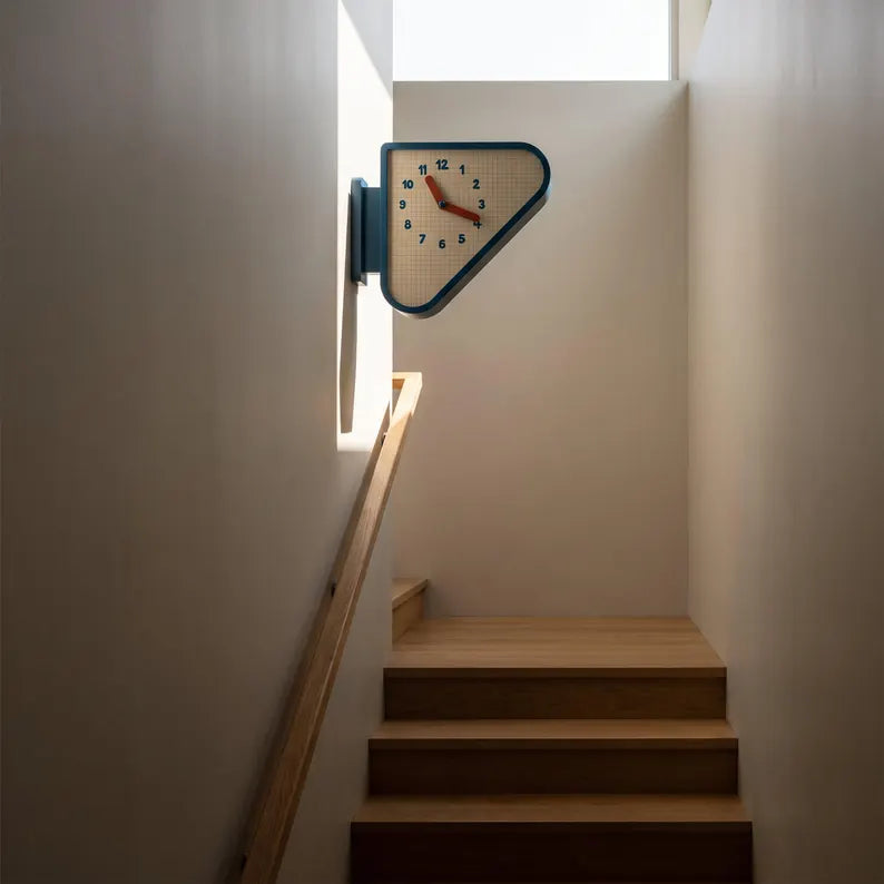 Corner Clock for Wall Edge