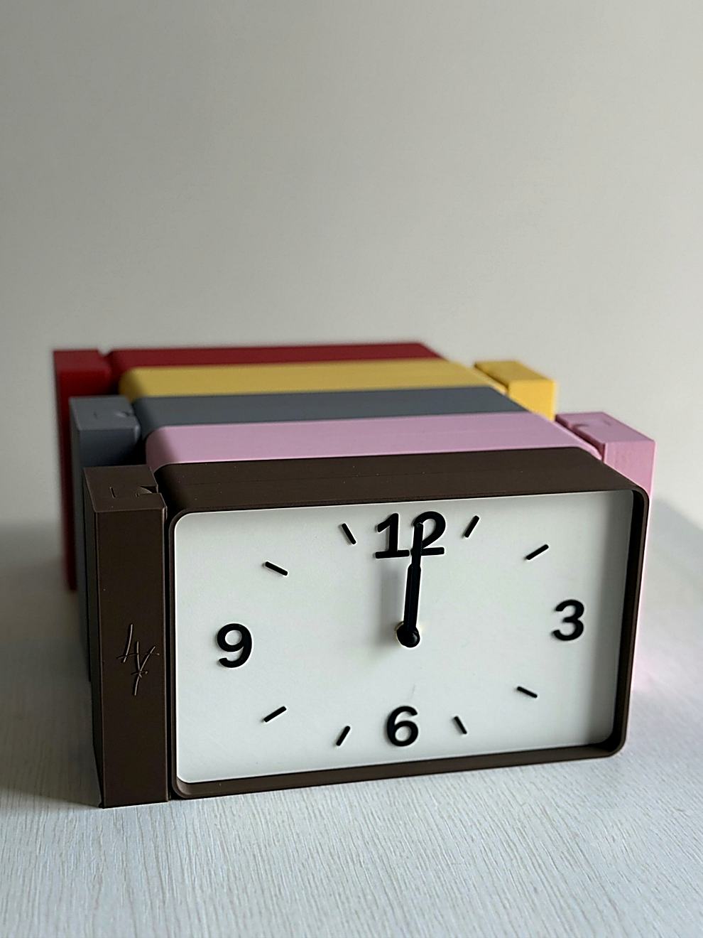 TwinFace Magnetic Wall Clock for Home & Office