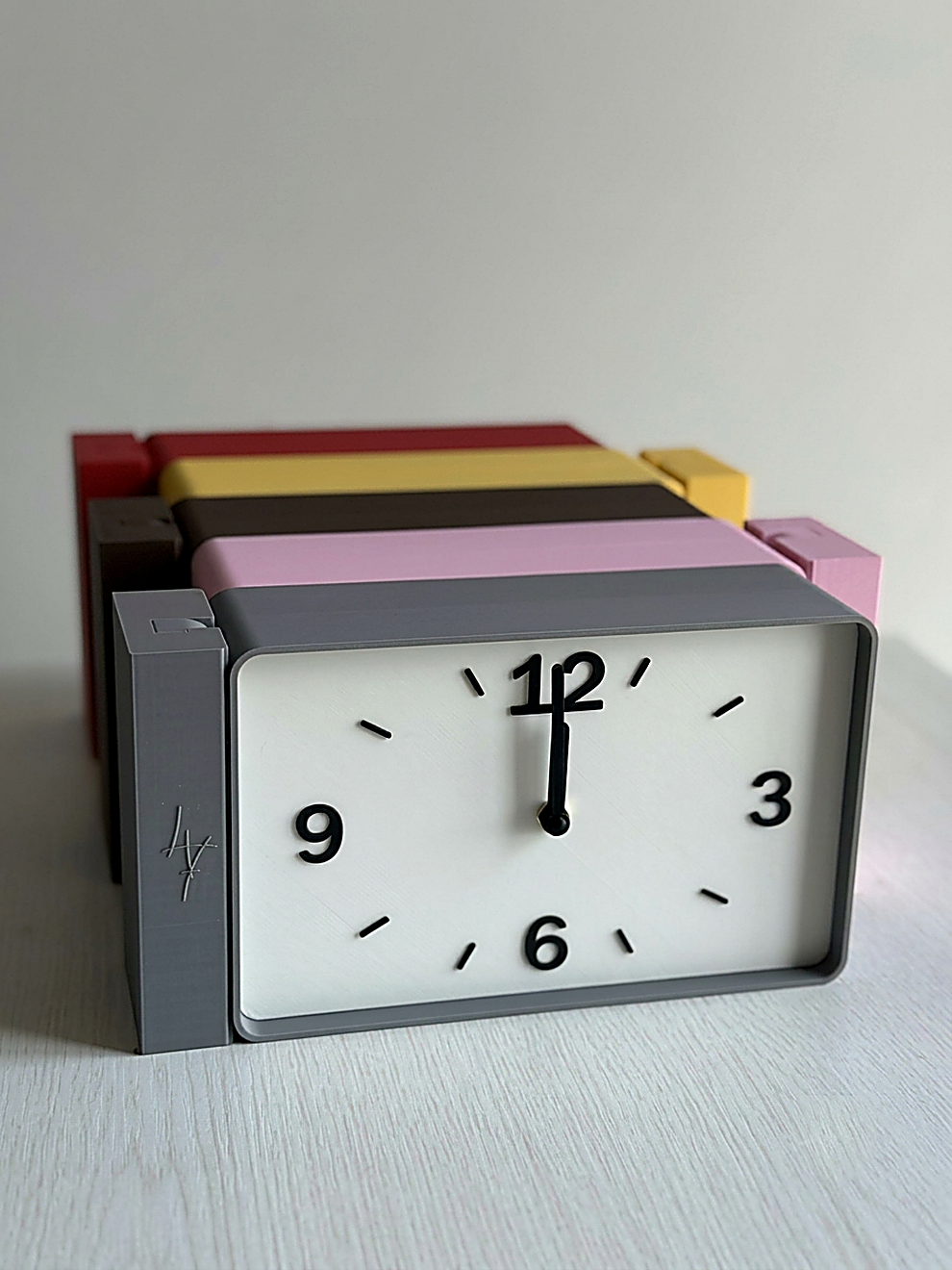 TwinFace Magnetic Wall Clock for Home & Office