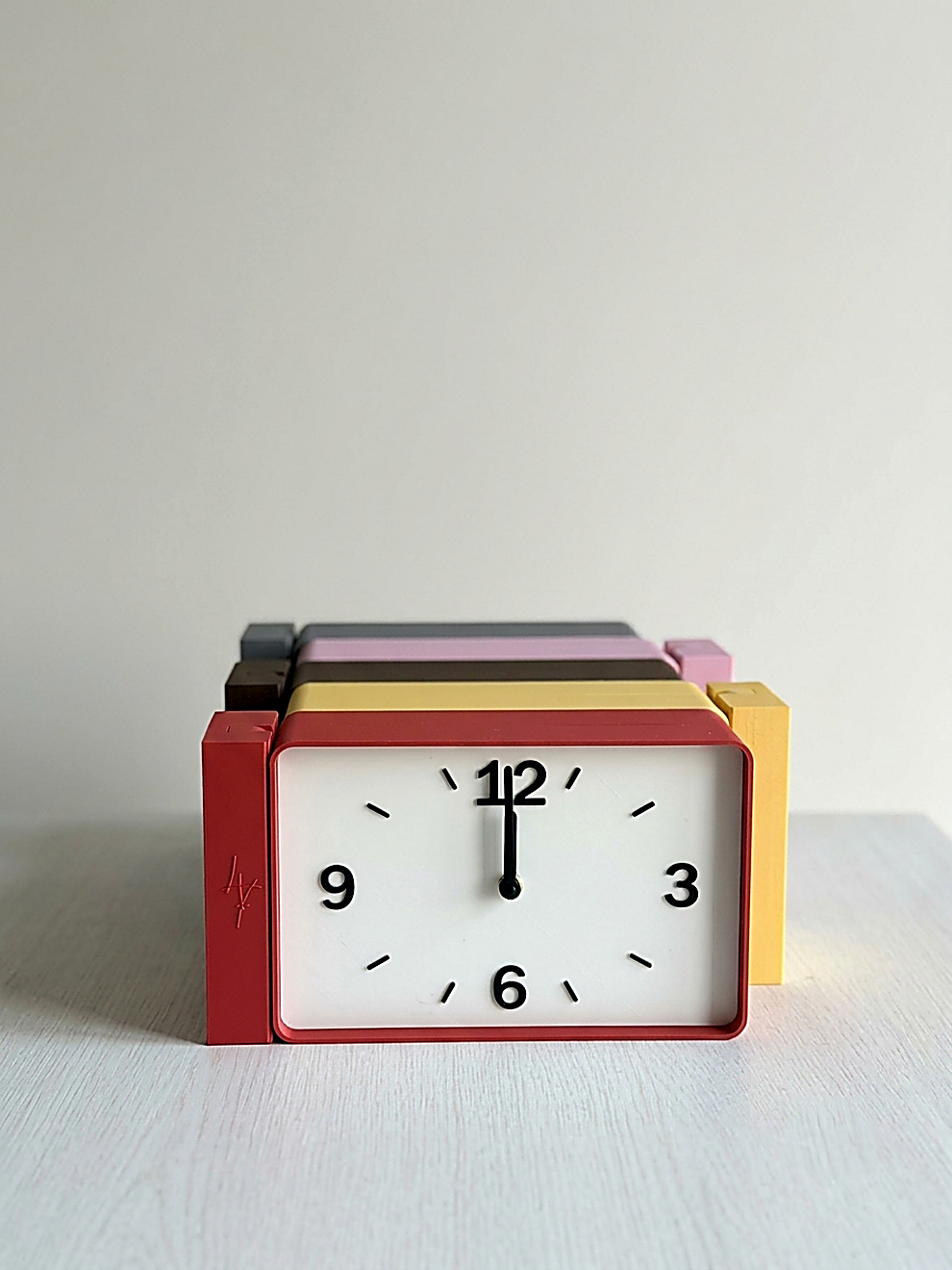 TwinFace Magnetic Wall Clock for Home & Office